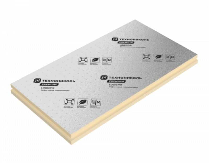 Утеплитель Технониколь Плиты PIR с обкладкой из фольги 50х1200х2400