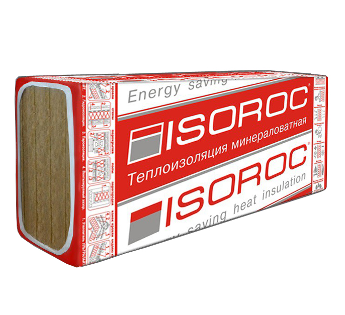 Утеплитель ISOROC П-75 1000х600х100 мм