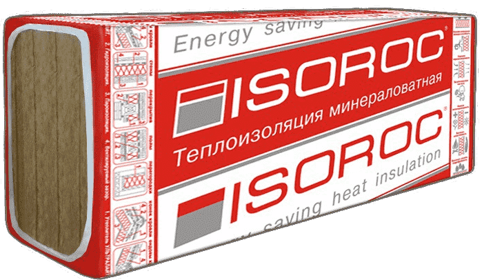 Утеплитель ISOROC Изовент-Н 1000х600х120 мм