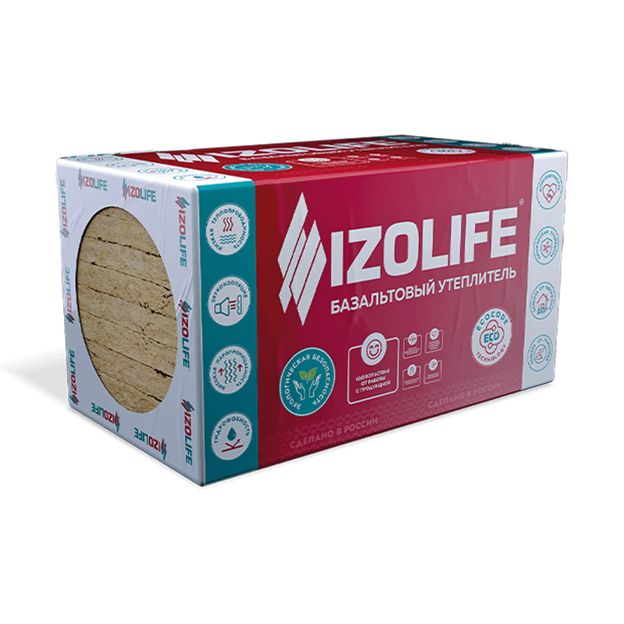 Утеплитель Izolife Акустик Оптима 50х600х1200